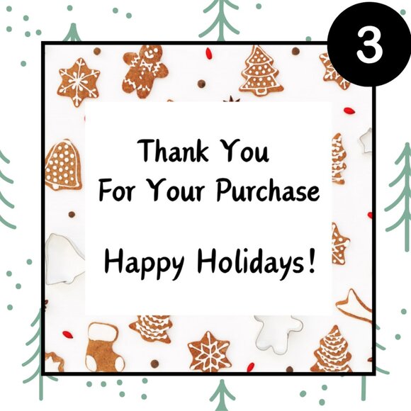 Holiday Thank You Cards & Stickers - Picture 4 of 5